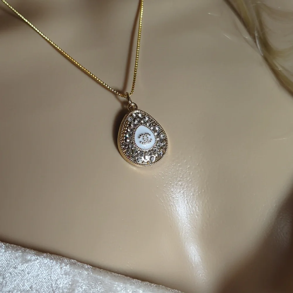 Chanel Stamped Necklace